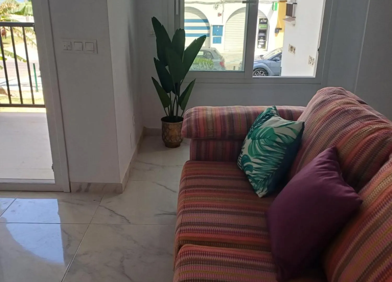 Beautiful Beachfront Newly Renovated 2 Bedroom Apartment With Swimming Pool And Garden San Luis de Sabinillas